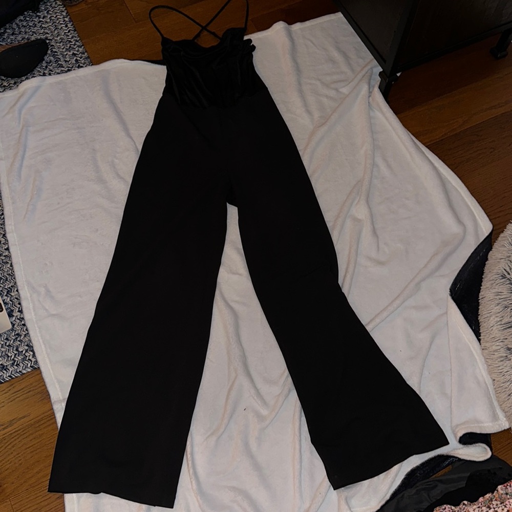 Express black dressy romper